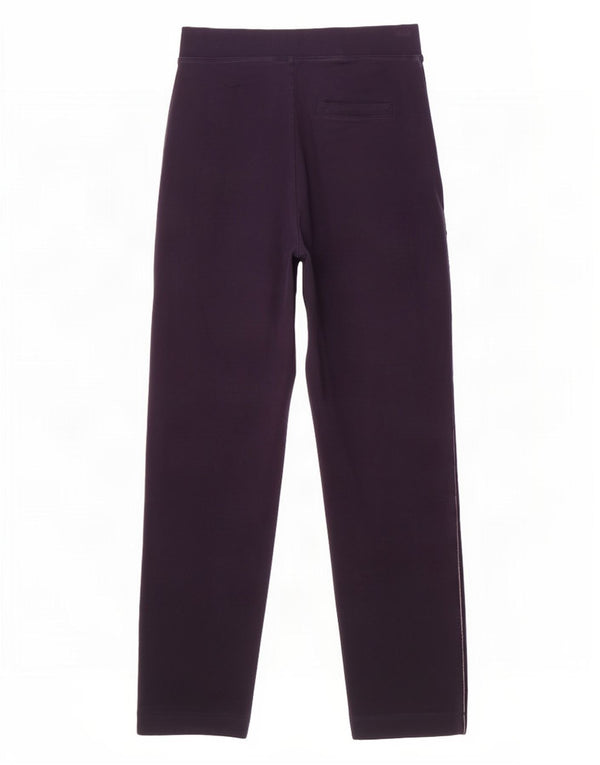 Marks & Spencer Γυναικεία φόρμα παντελόνια UK 10 Small Navy Blue Cotton