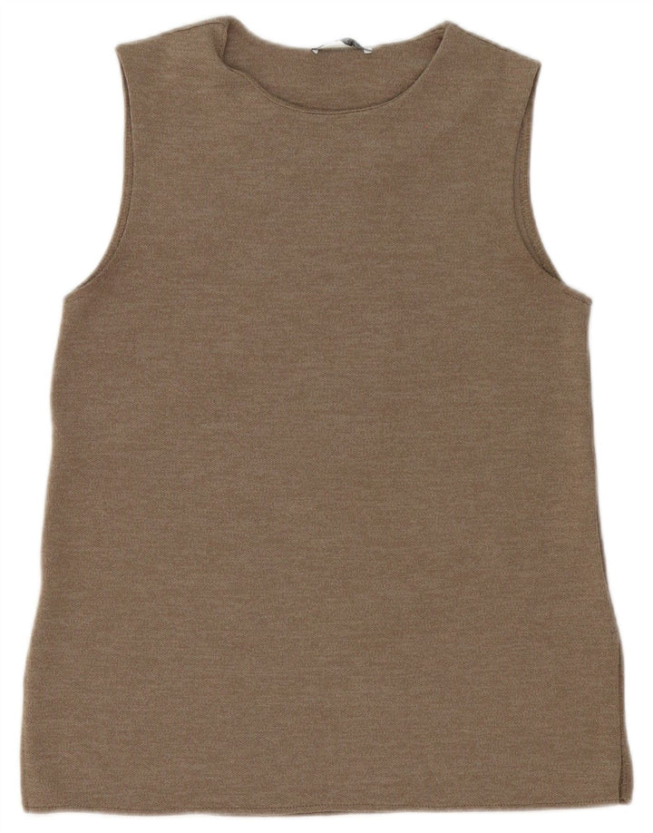 Zara Γυναικείο Γιλέκο Τοπ UK 10 Small Beige
