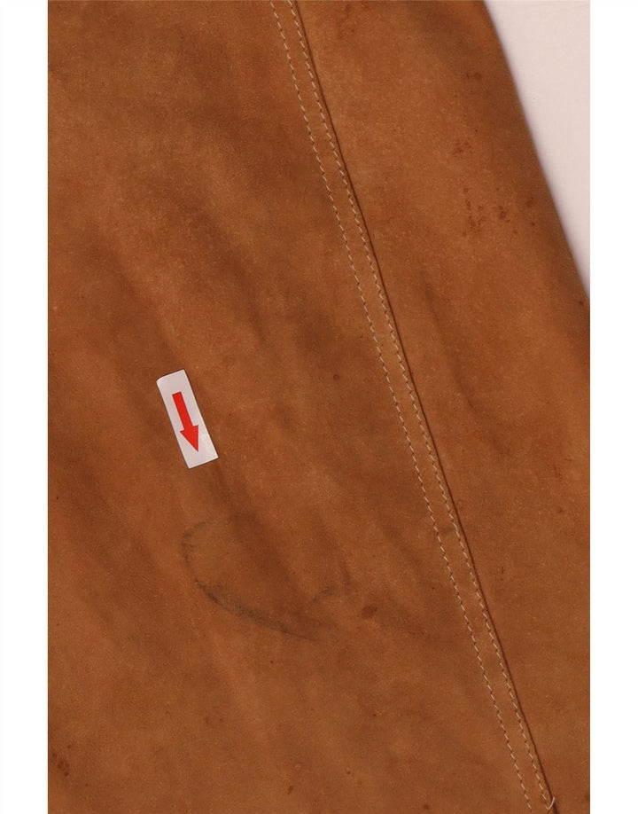 Carnaby Street Γυναικείο Σουέντ Πανωφόρι UK 10 Small Beige