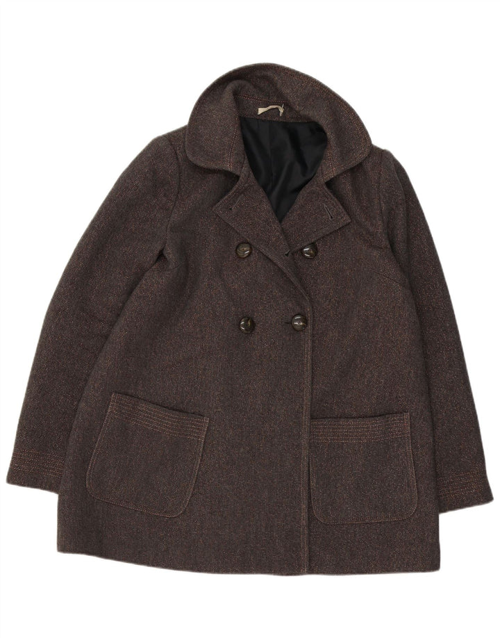 Vintage Γυναικείο Παλτό Μπιζέλι UK 18 XL Καφέ