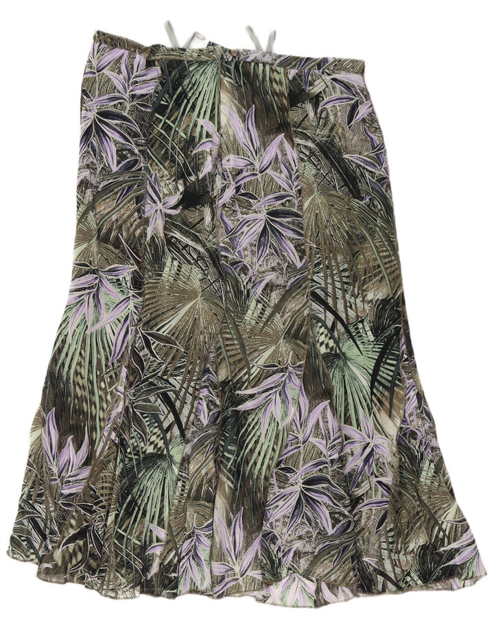 Γυναικεία ψηλόμεση τρομπέτα GELCO UK 16 Large W32 Green Floral