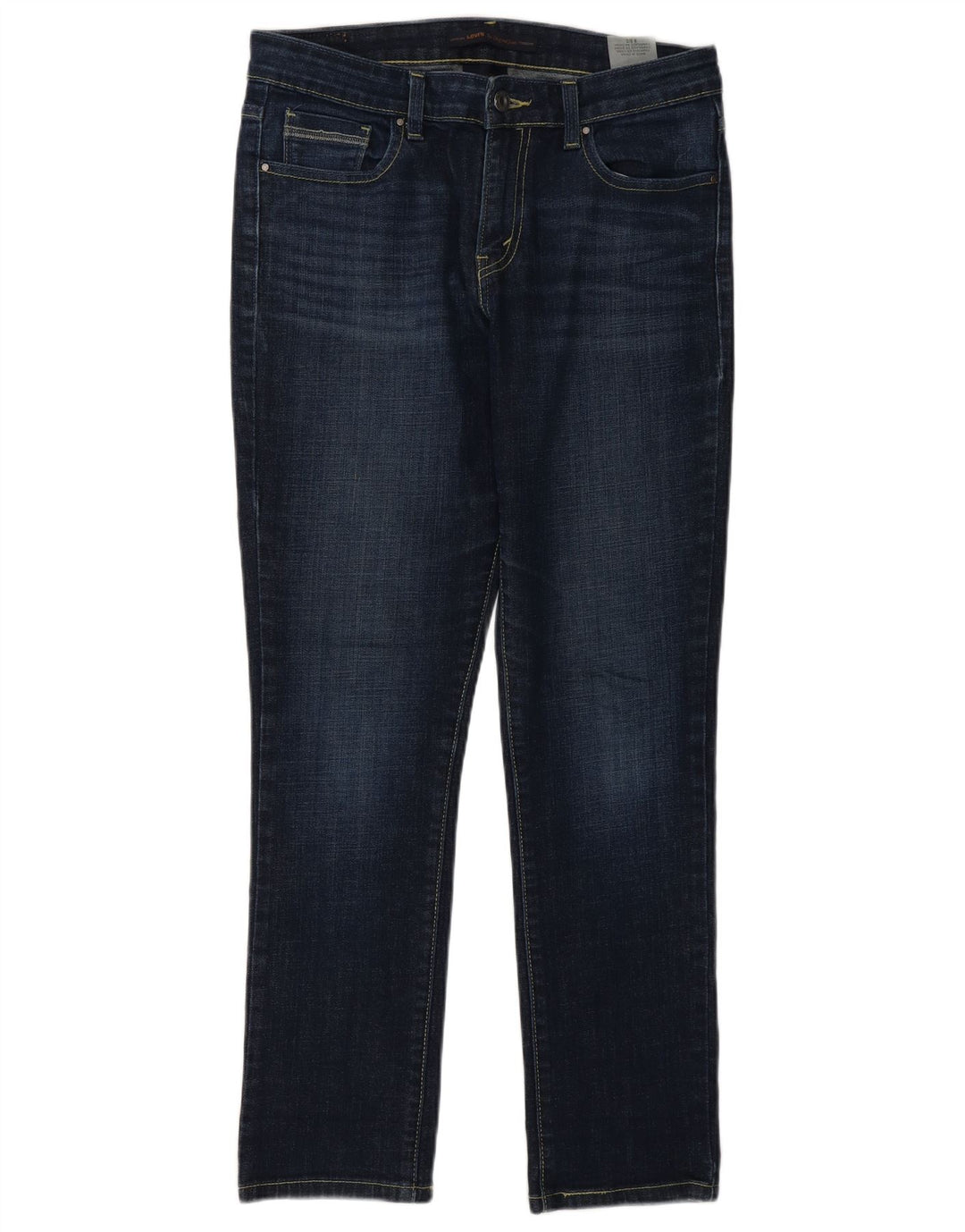 Levi's Womens Slim Jeans US 8 Medium W30 L29 Navy Blue Cotton