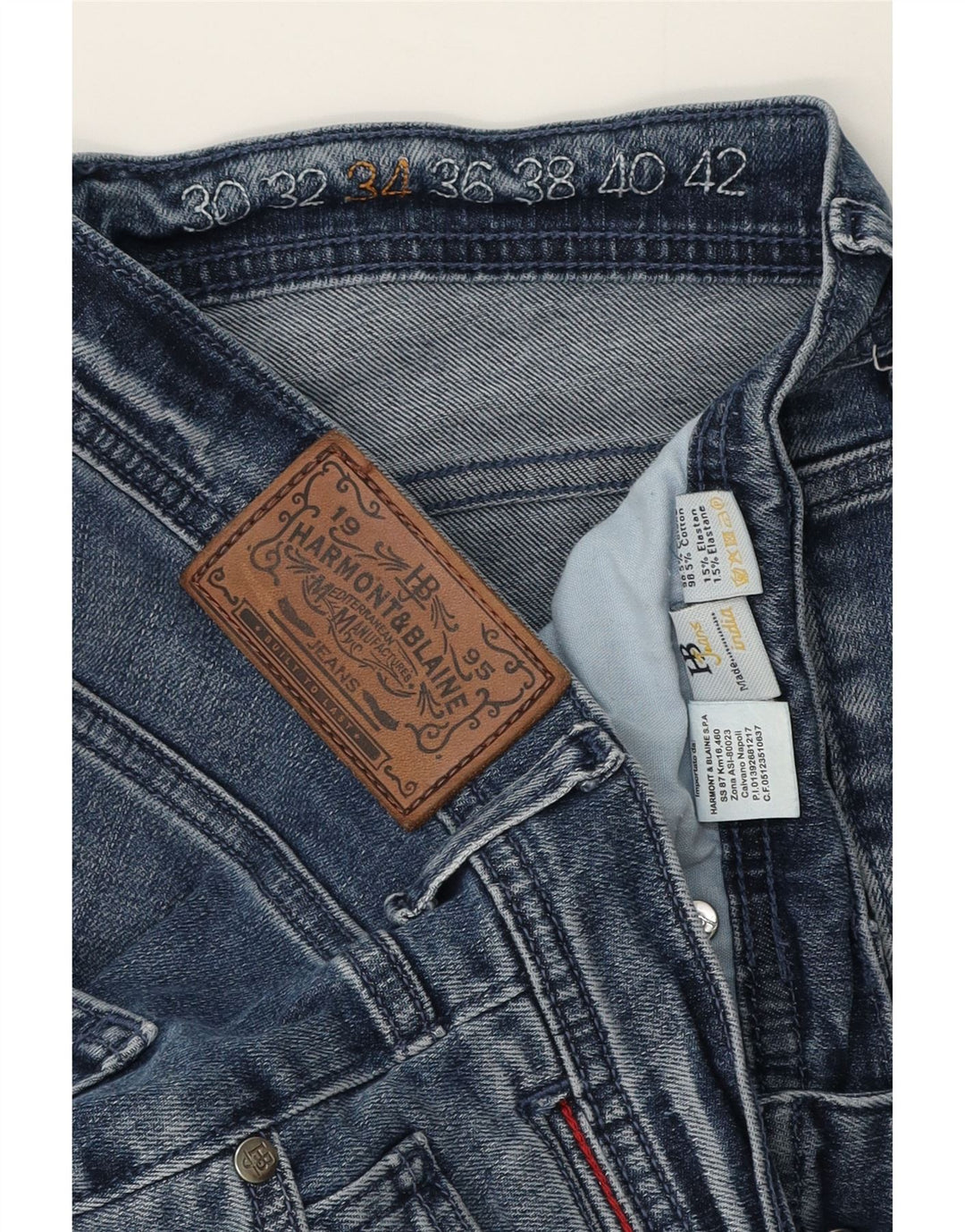 Ανδρικό Slim Jeans Harmont & Blaine W34 L30 Blue Cotton