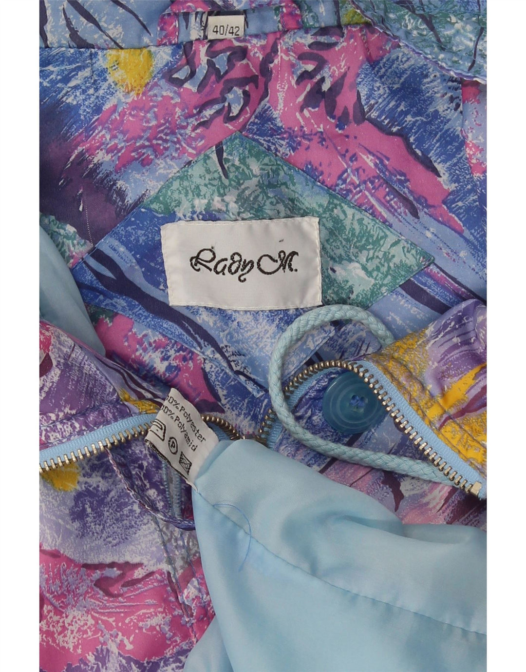 Vintage Γυναικείο Abstract Pattern Utility Jacket EU 40/42 Medium πολύχρωμο