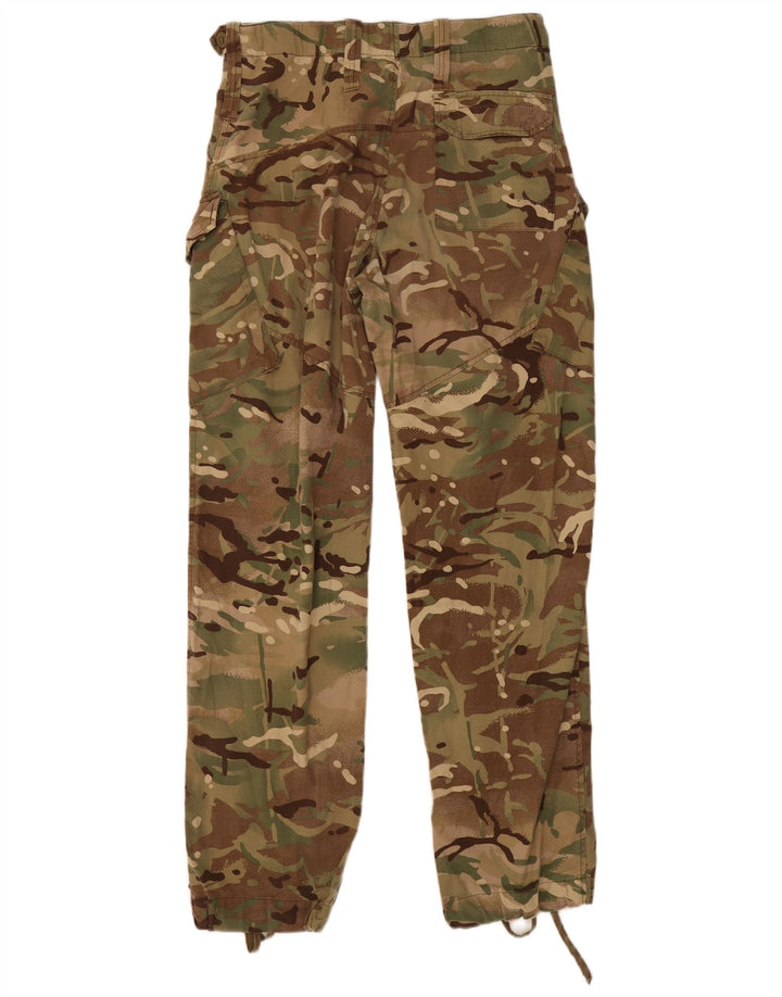 Vintage Ανδρικό ίσιο παντελόνι Cargo W30 L32 Khaki Camouflage Polyester
