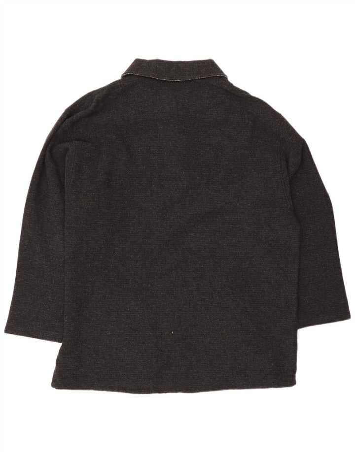 Country Ανδρικό πουλόβερ Polo Neck Jumper IT 50 μεσαίο γκρι μαλλί