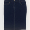 Marina Yachting Γυναικεία Τζιν Φούστα W28 Medium Navy Blue
