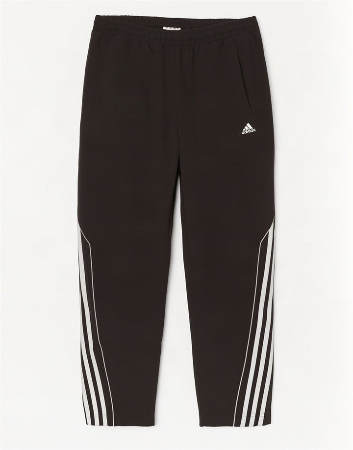 Ανδρική αθλητική φόρμα Adidas, μεσαίο μαύρο πολυεστέρα
