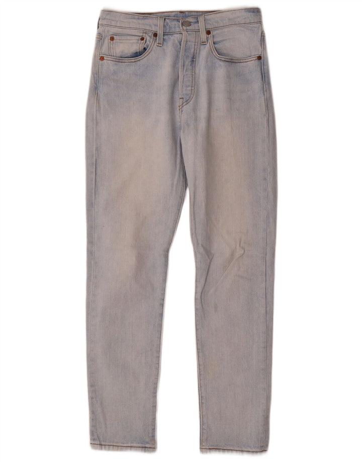 Levi's Womens 501 Straight Jeans W26 L28 Blue Cotton
