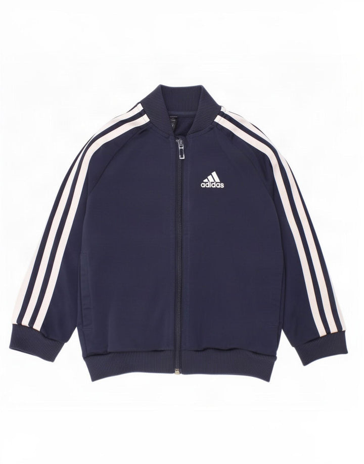 Adidas Boys αθλητική φόρμα Adidas Top Jacket 3-4 Years Navy Blue Polyester