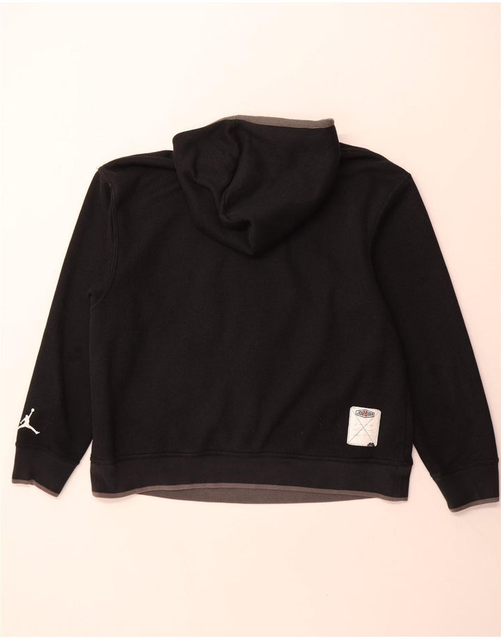 Jordan Ανδρικό γραφικό κουκούλα Jumper XL Μαύρος πολυεστέρας