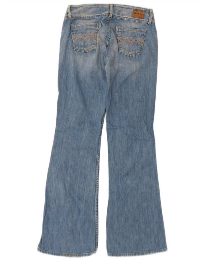 PEPE Jeans Γυναικείο τζιν με φλάντζα W26 L30 Μπλε βαμβακερό
