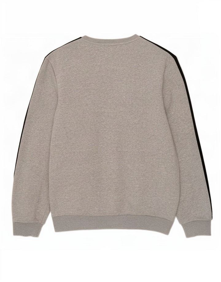 Ανδρικό φούτερ Adidas Jumper μεγάλο γκρι βαμβακερό