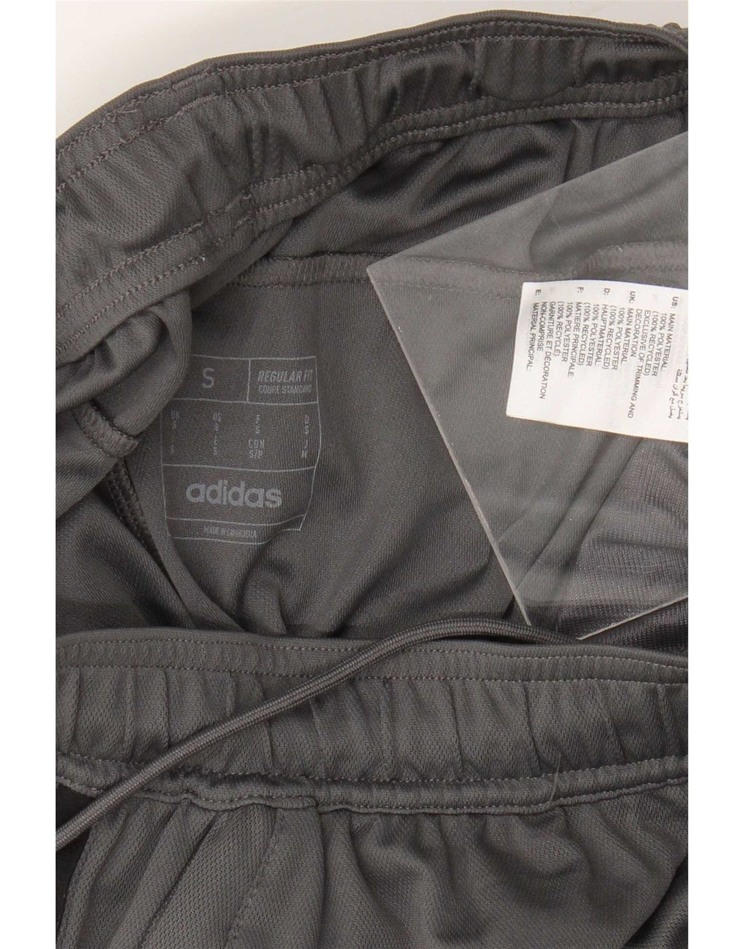Ανδρικό αθλητικό σορτς Adidas Regular Fit Μικρό γκρι πολυεστέρα