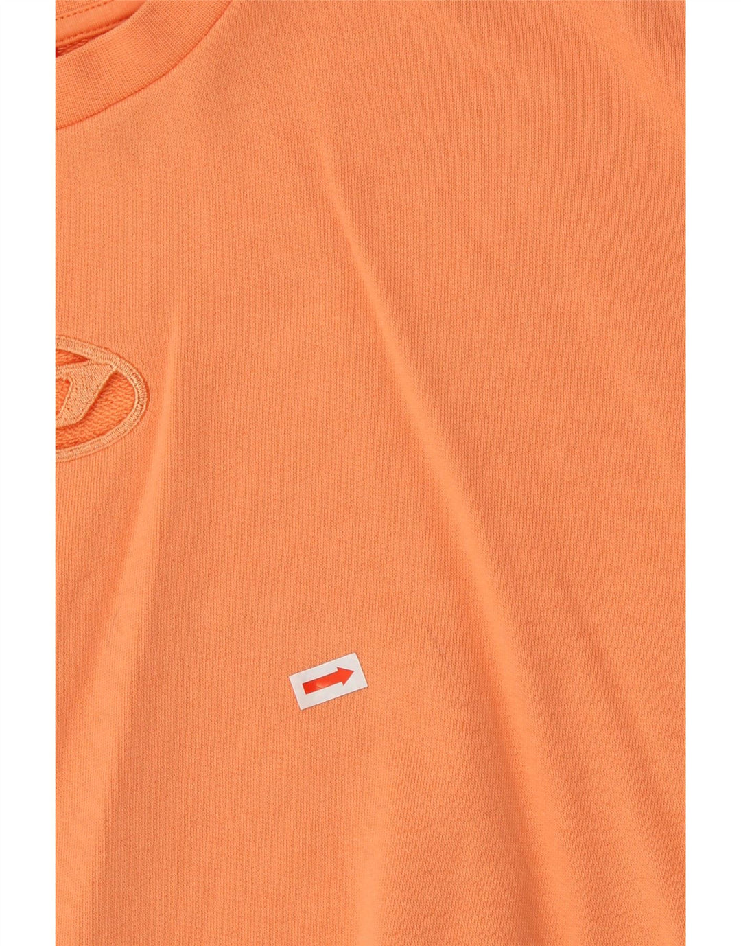 Diesel Girls Graphic Crop Φούτερ Jumper 11-12 ετών Πορτοκαλί βαμβακερό