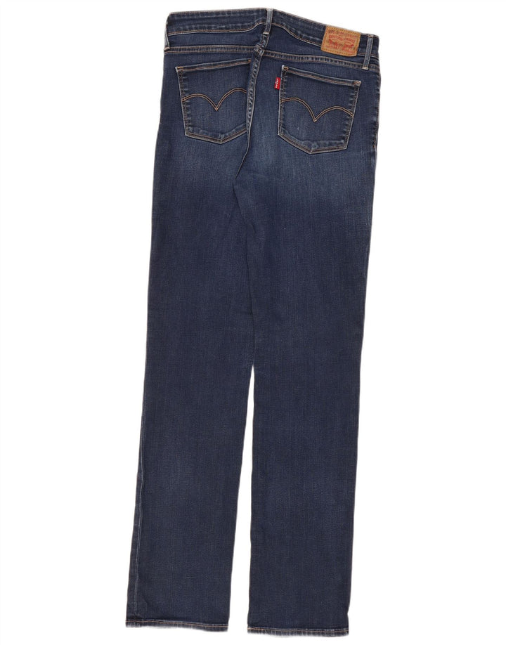 LEVI'S Γυναικείο 714 Τζιν ίσιο W30 L32 Μπλε βαμβακερό