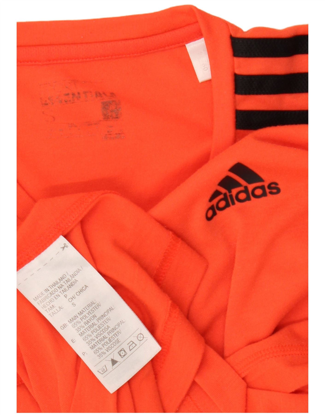 Adidas Ανδρικό T-Shirt Climalite Top Μικρό Πορτοκαλί Πολυεστέρας