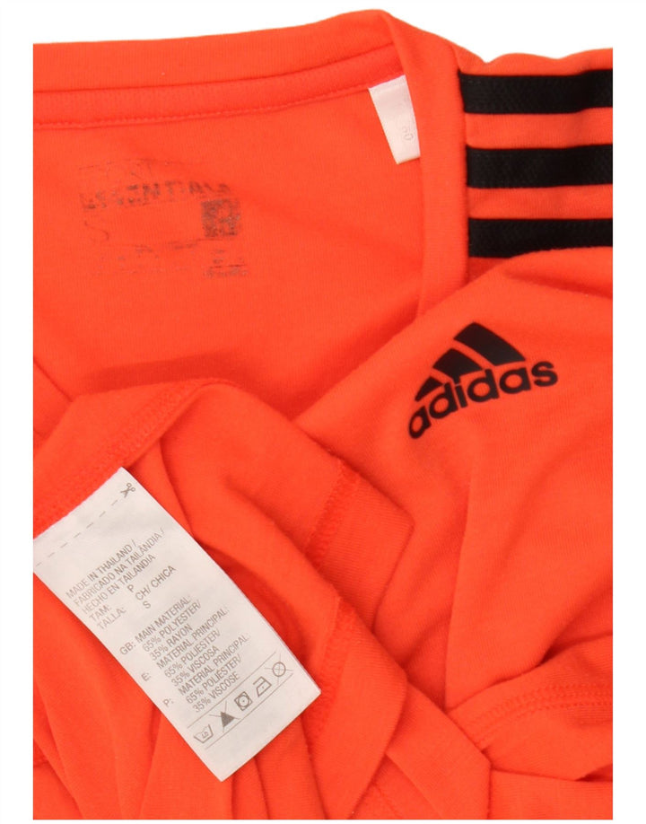 Adidas Ανδρικό T-Shirt Climalite Top Μικρό Πορτοκαλί Πολυεστέρας