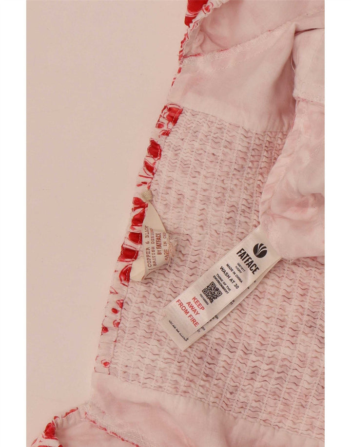 Γυναικεία ολόσωμη φόρμα Fat Face UK 12 Medium Red Floral Lyocell