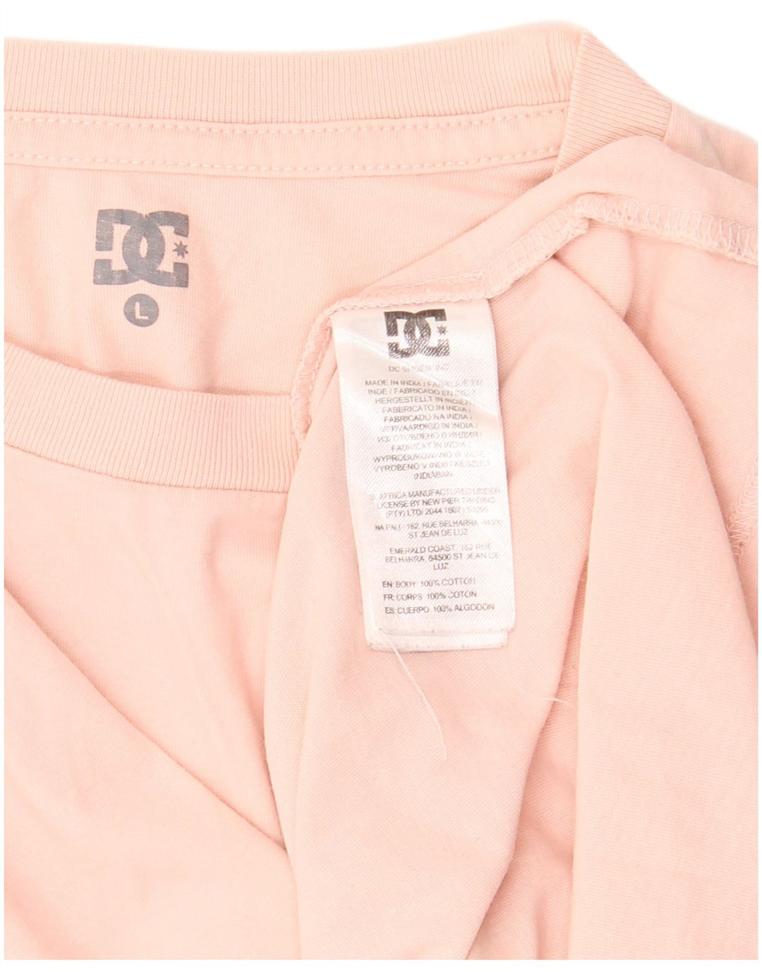 Ανδρικό γραφικό T-Shirt DC Top μεγάλο ροζ βαμβακερό