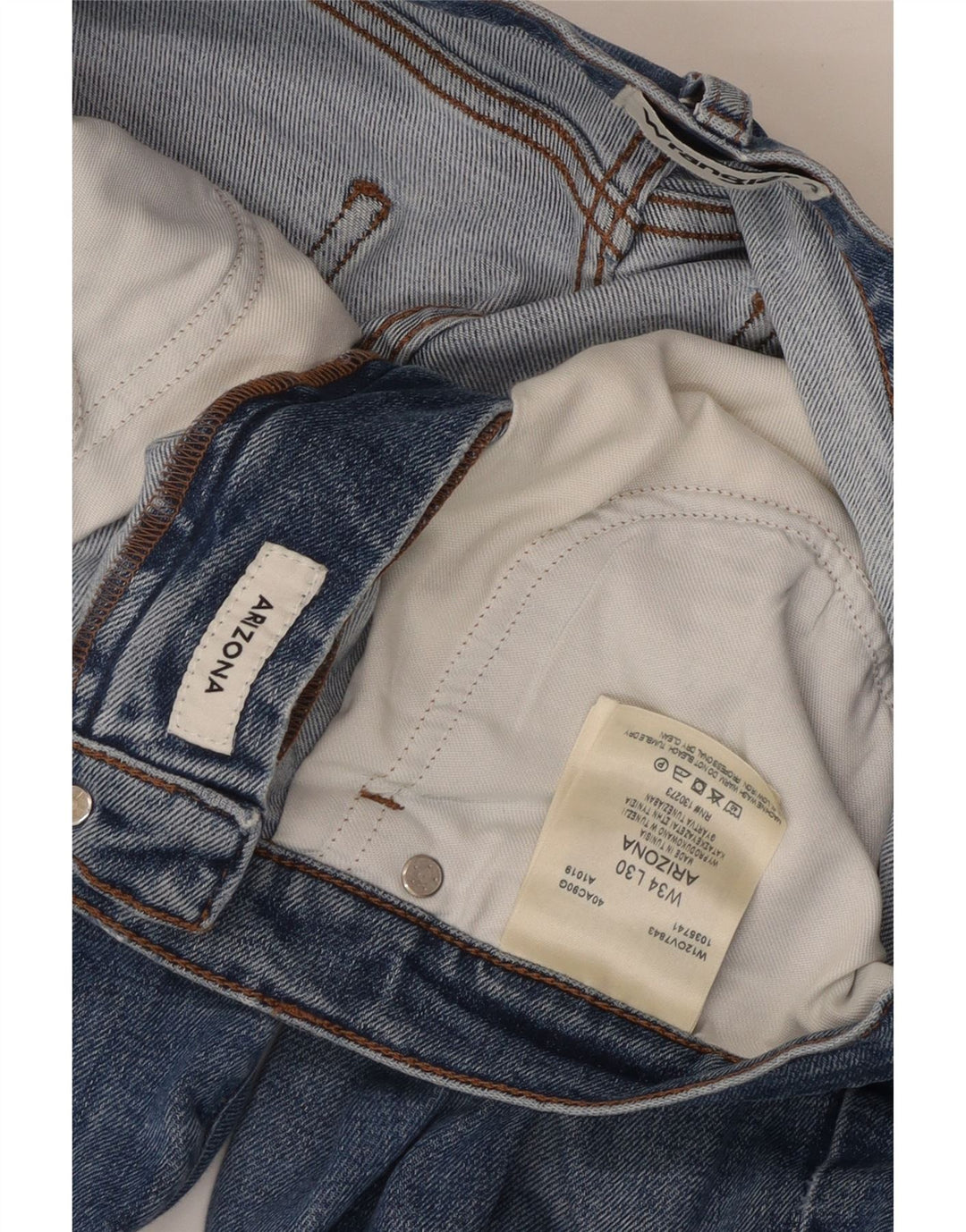 Ανδρικό τζιν WRANGLER Distressed Straight W34 L30 Μπλε βαμβακερό
