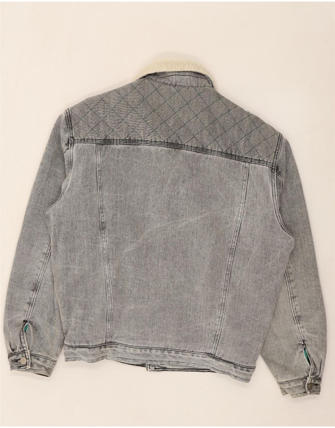 Mash Ανδρικό τζιν Sherpa Jacket UK 40 Large Grey Cotton