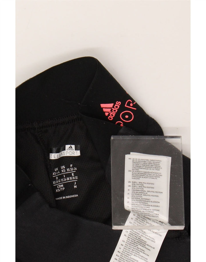 Γυναικεία αθλητική φόρμα ADIDAS Stella Graphic Παντελόνι Joggers UK 4/6 XS Μαύρο