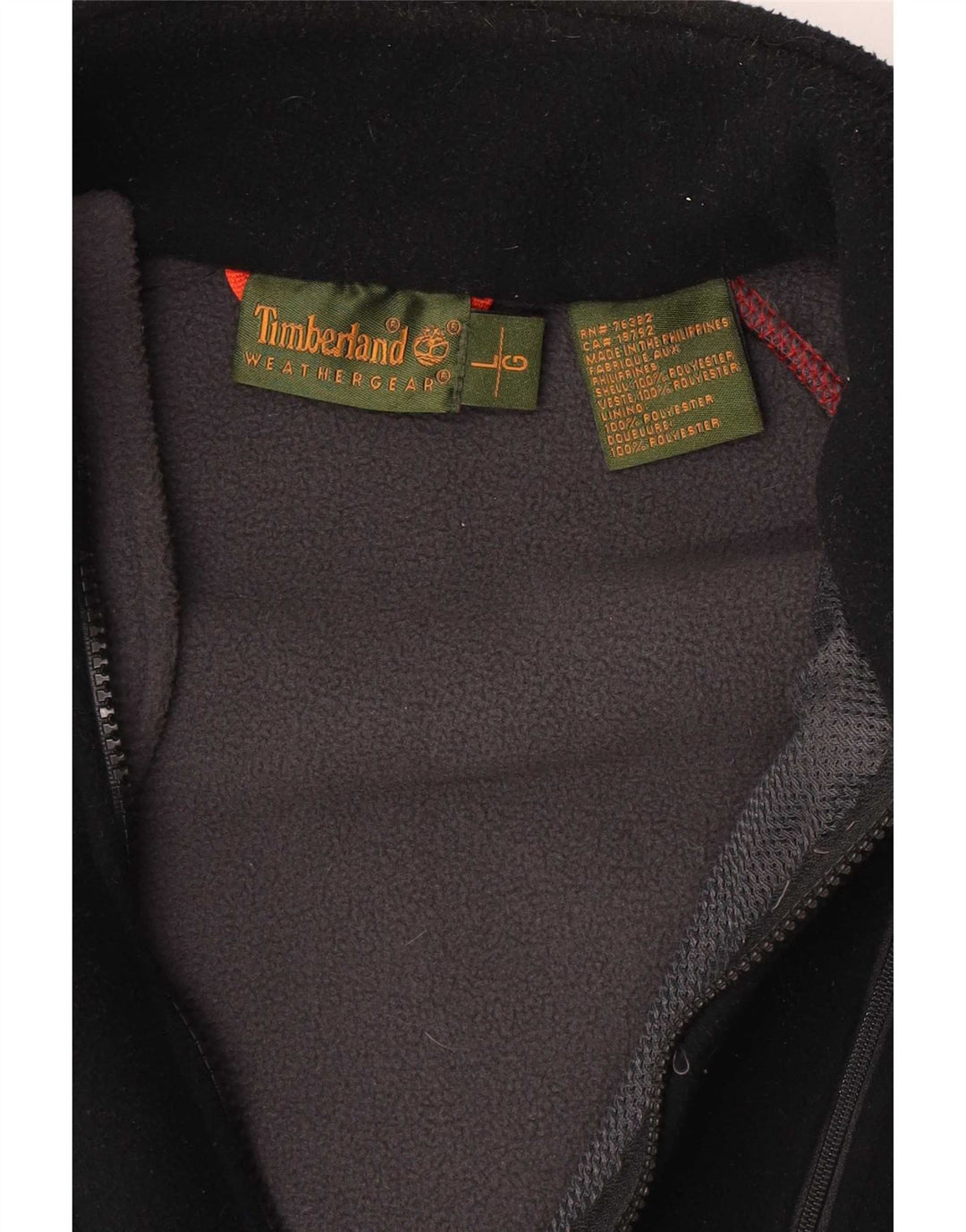 Ανδρικό μπουφάν Timberland Fleece UK 40 Large Black Polyester