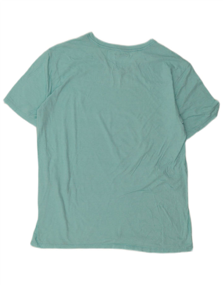 Ανδρικό T-Shirt Hurley Top Large Turquoise Polyester