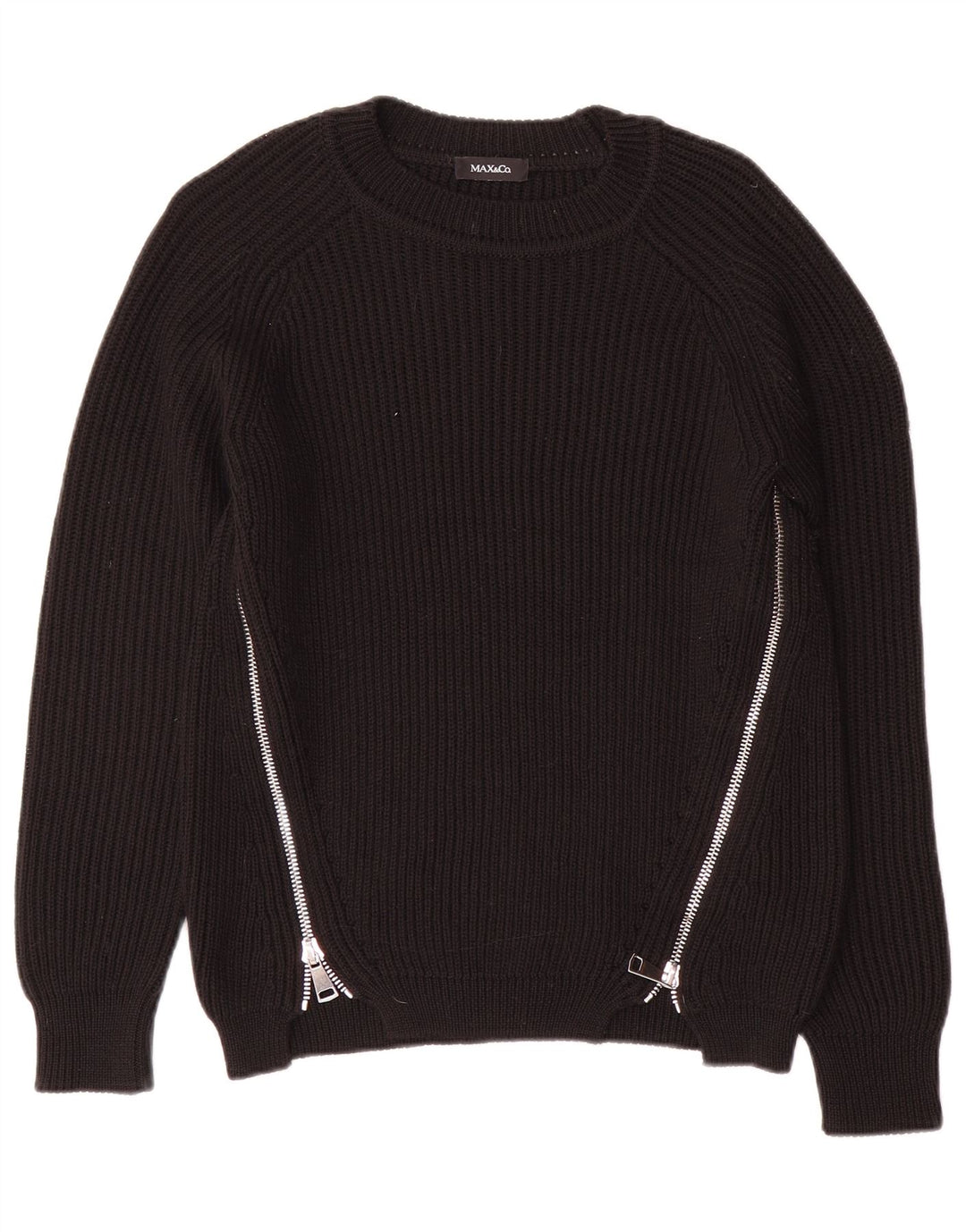 Max & Co. Γυναικείο πουλόβερ με λαιμόκαυμα UK 14 Medium Black