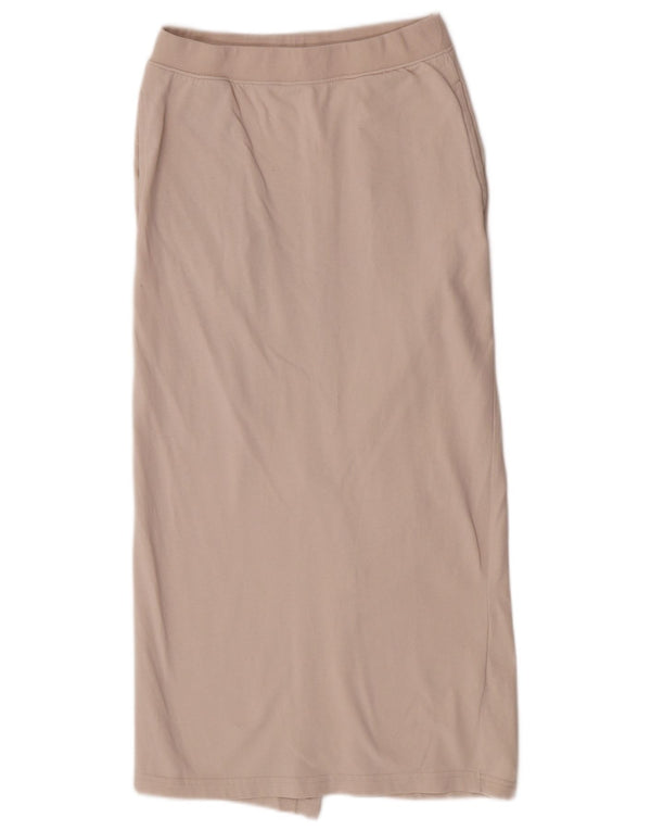Zara Γυναικεία κανονική Maxi Φούστα Small W26 Beige
