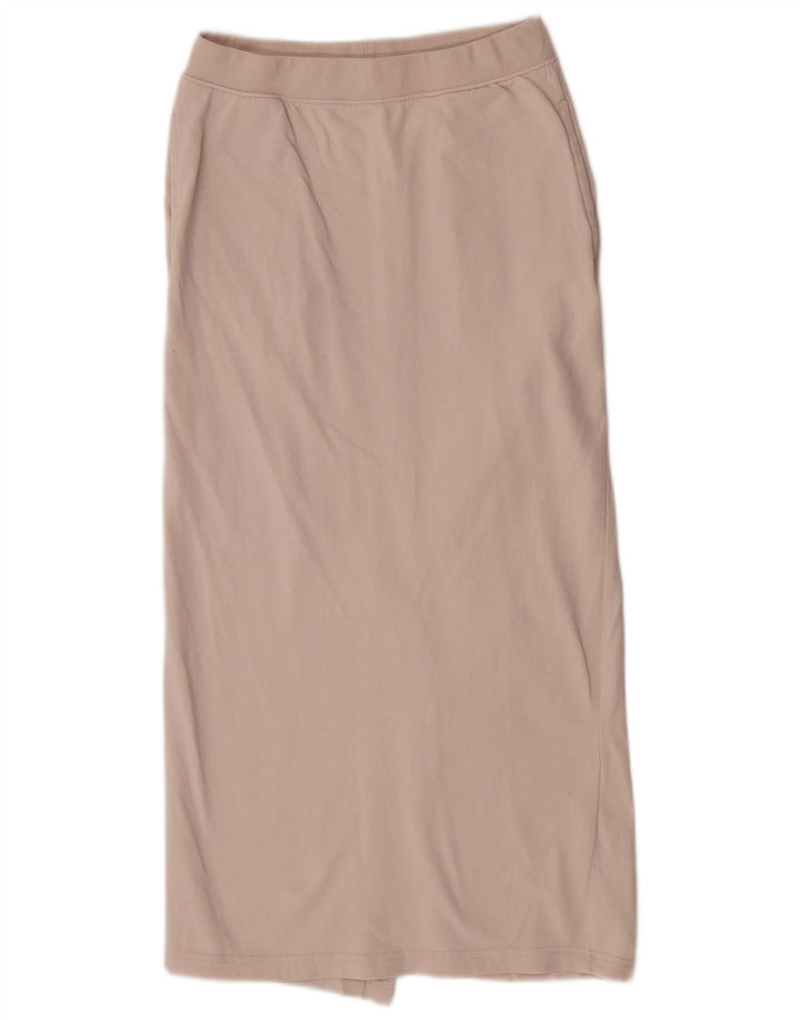 Zara Γυναικεία κανονική Maxi Φούστα Small W26 Beige