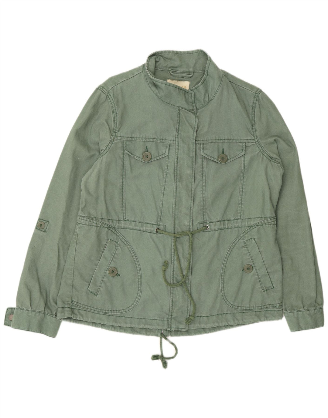 Γυναικείο Utility Jacket MONSOON UK 16 Large Green Ramie
