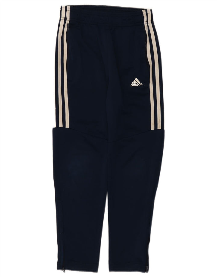 Παντελόνι αθλητικής φόρμας Adidas Boys 7-8 Years Navy Blue Polyester