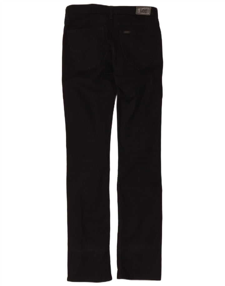 Lee Γυναικείο Marlin Slim Straight Jeans W30 L35 μαύρο βαμβακερό