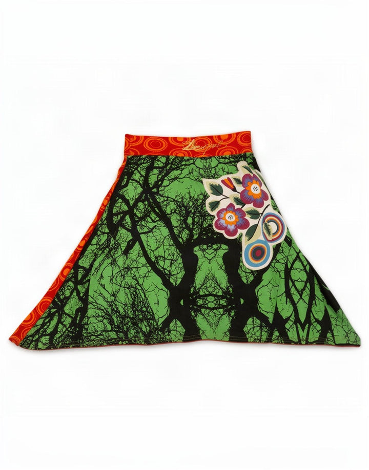 Γυναικεία φούστα Desigual Abstract Pattern A-Line Medium W26 Πολύχρωμη