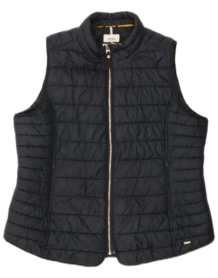 Joules Γυναικεία padded Gilet UK 20 2XL Navy Blue Polyester