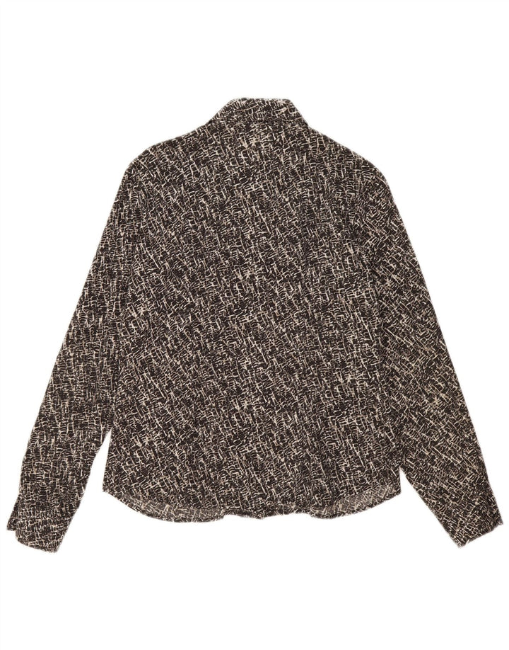 Γυναικείο πουκάμισο Valentina's Abstract Pattern UK 14 Μεσαίο γκρι βαμβακερό