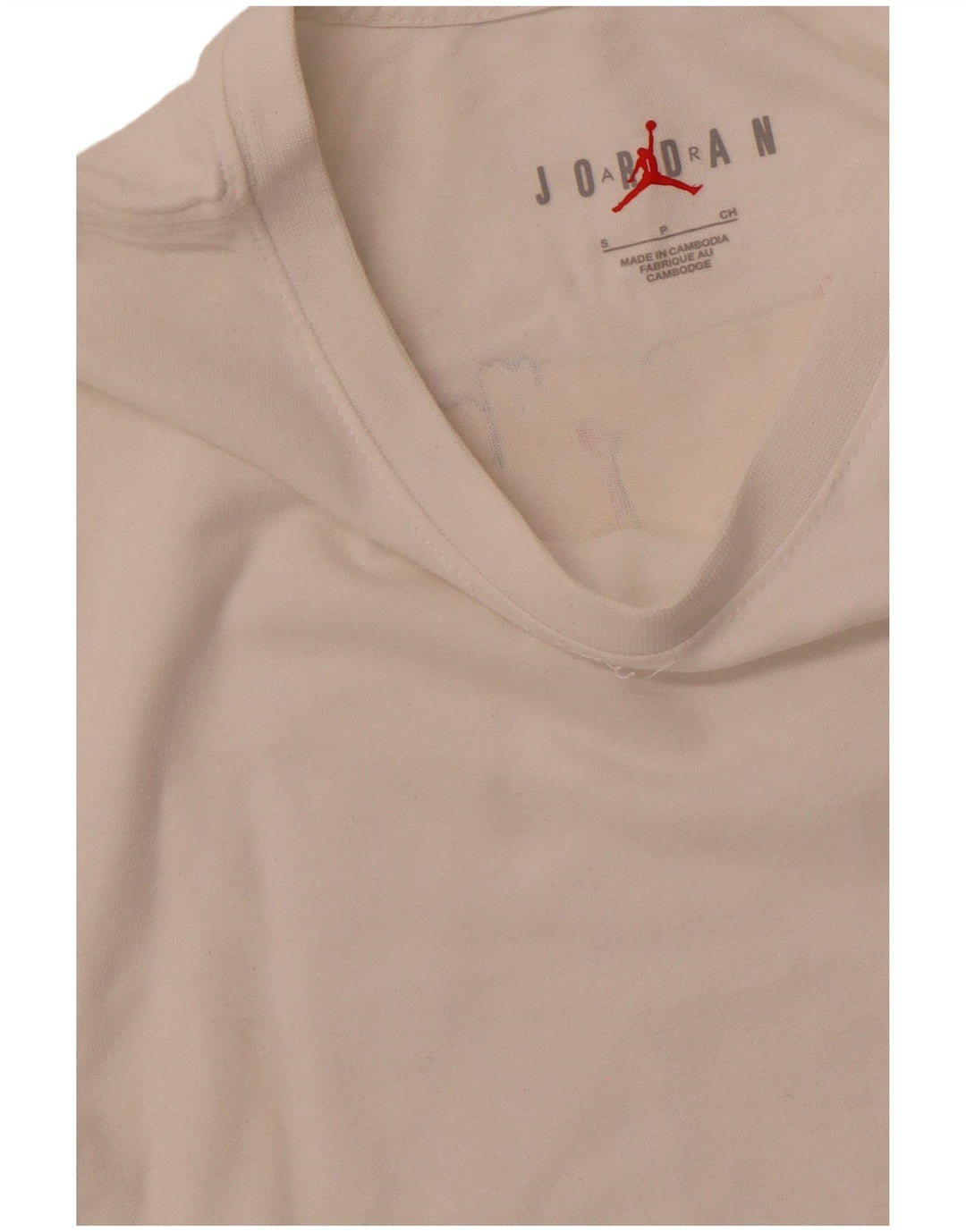 JORDAN Ανδρικό γραφικό T-Shirt Top Small White