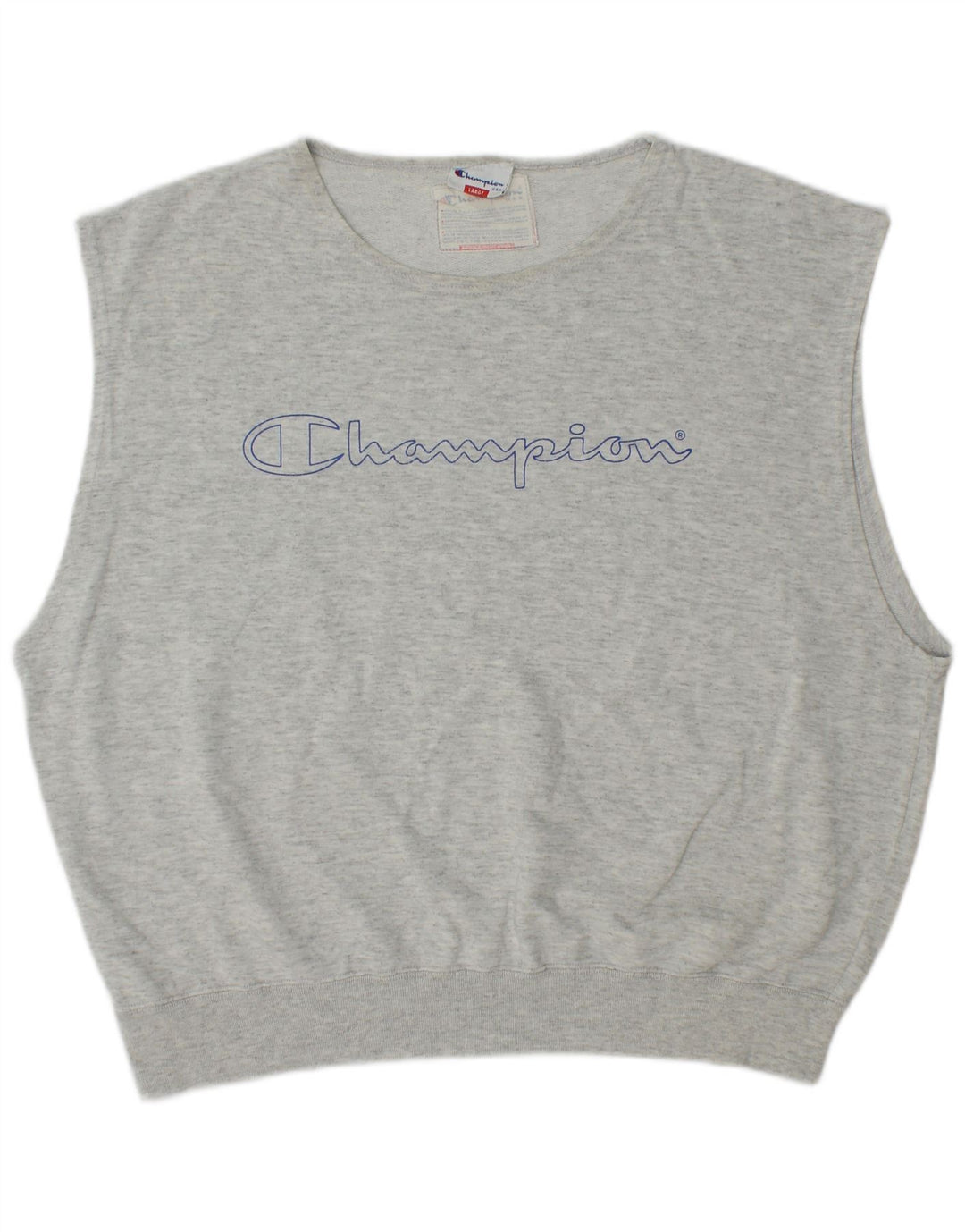 Champion Womens Oversized γραφικό φούτερ Jumper UK 16 Large Grey
