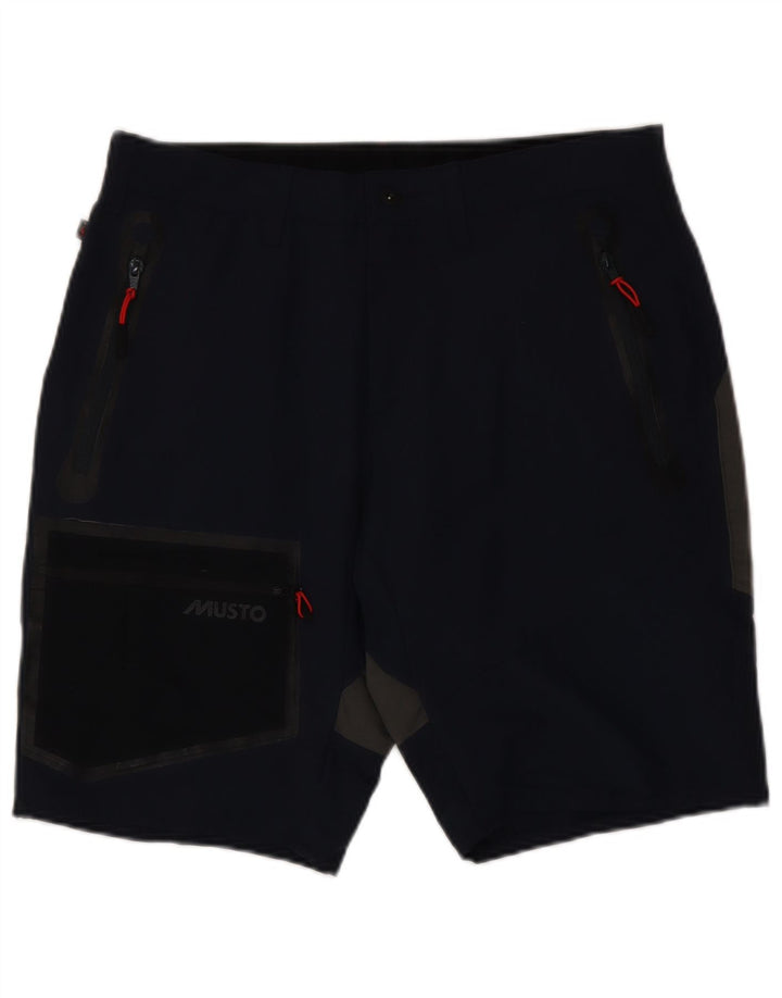 Musto Ανδρικό σορτς Cargo W32 Medium Navy Blue Colourblock Polyamide