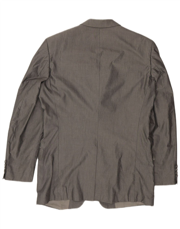 Ανδρικό σακάκι σακάκι Hugo Boss 3 κουμπιών UK 42 XL Γκρι βαμβακερό