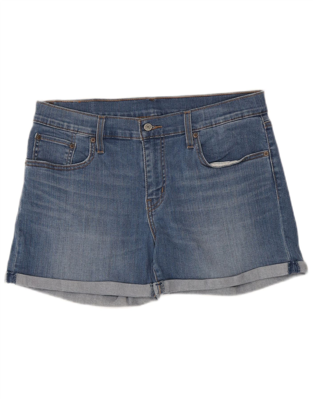 Γυναικείο τζιν σορτς Levi's W31 μεγάλο μπλε βαμβακερό