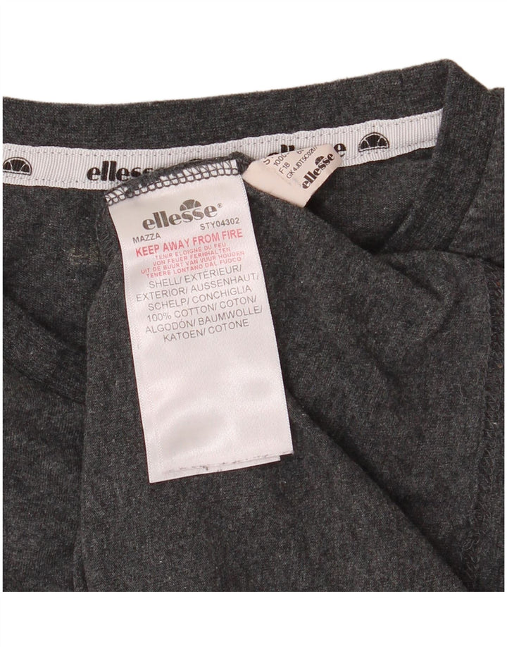 Ανδρικό γραφικό T-Shirt ELLESSE Top Medium Grey Cotton