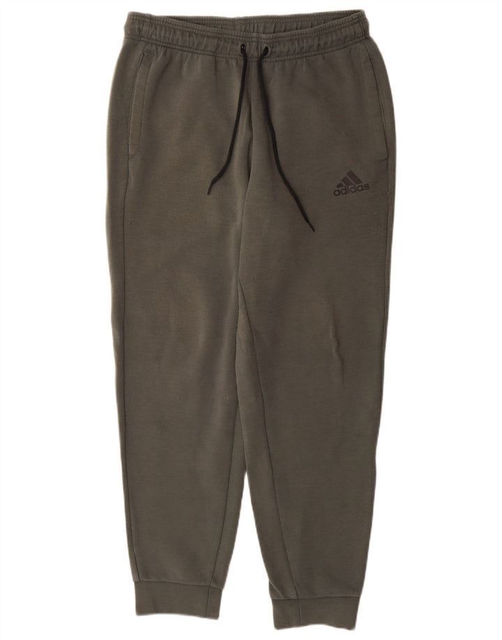 Ανδρική αθλητική φόρμα Adidas Παντελόνι Joggers Μεσαίο πράσινο βαμβακερό
