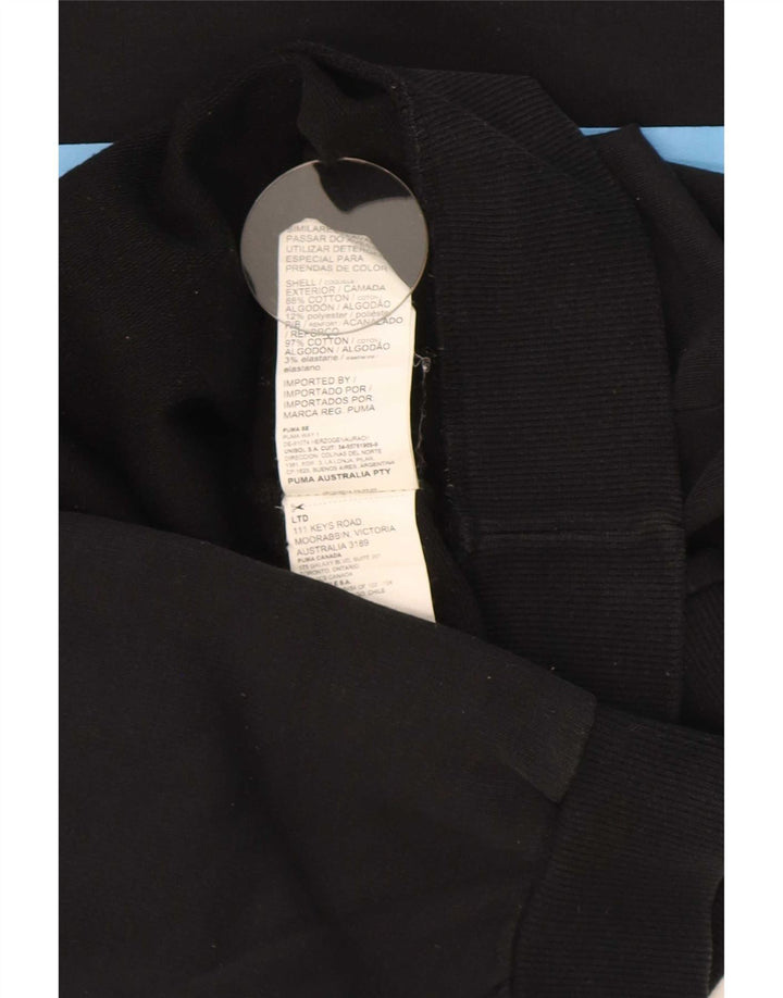 Ανδρικό φούτερ Puma Jumper Μεγάλο μαύρο χρώμα, βαμβακερό