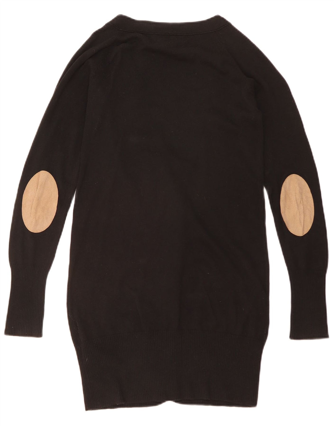 ZARA Γυναικεία Ζακέτα Longline UK 10 Small Black