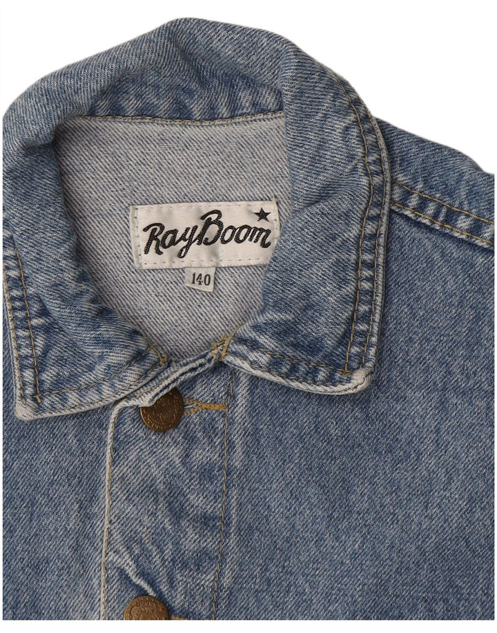 Vintage Girls Denim Gilet 9-10 Years Blue