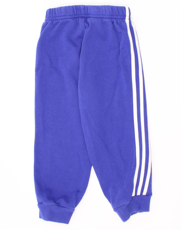 Παντελόνι αθλητικής φόρμας Adidas Baby Boys Joggers 18-24 μηνών μπλε βαμβακερό