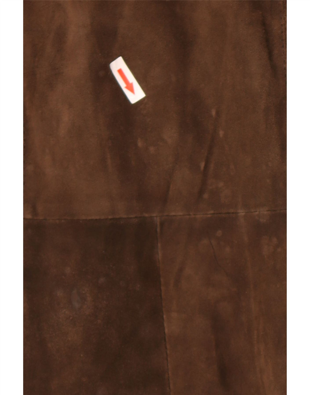 Vintage γυναικείο σουέτ διπλό παλτό UK 16 Large Brown